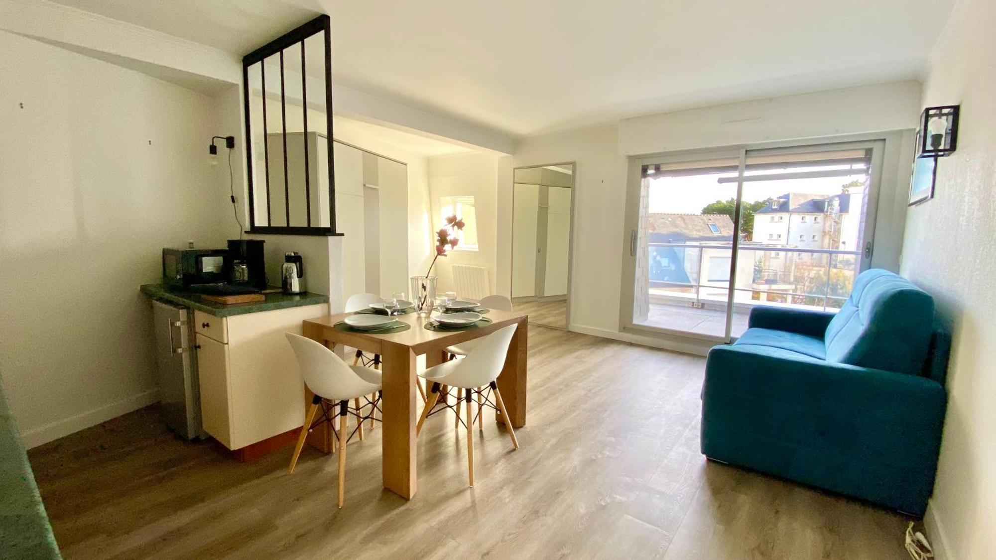 Appartement Avec Vue Mer Et Parking Бенодет Экстерьер фото