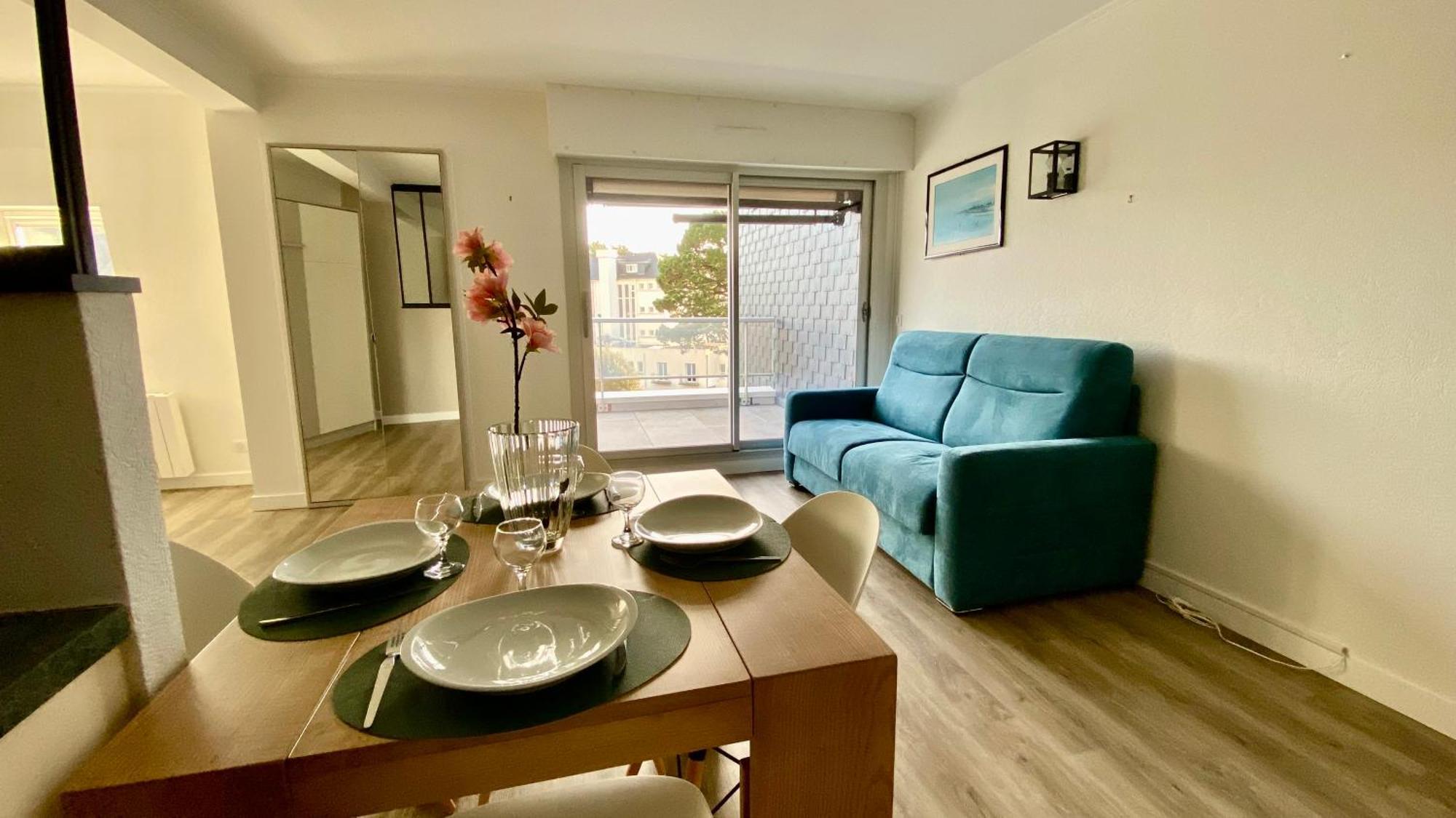 Appartement Avec Vue Mer Et Parking Бенодет Экстерьер фото